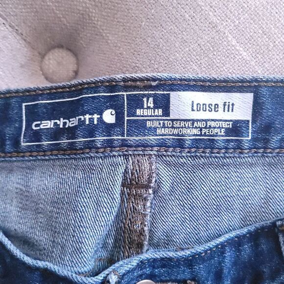 Carhartt Rugged Flex Loose Fit Jean BD2731-W Women’s Size 14 Work Outdoors - Picture 6 of 15